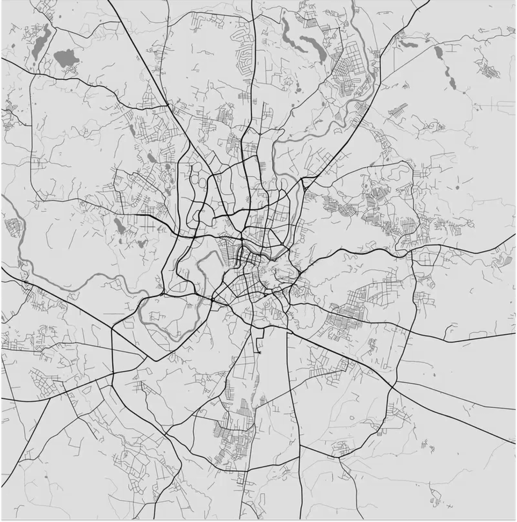 Vilnius map